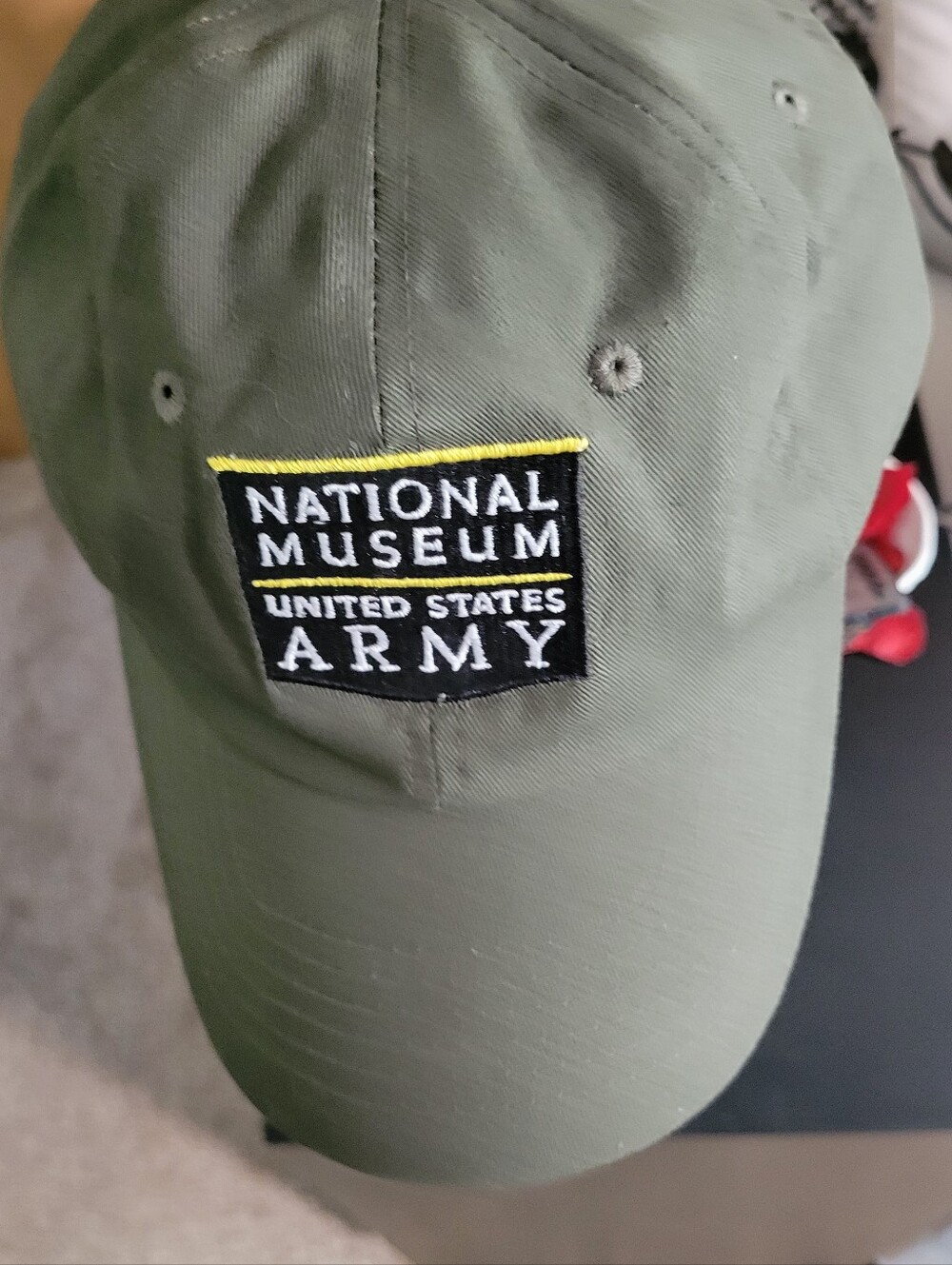 National Museum United States Army Olive Green Baseball Cap
